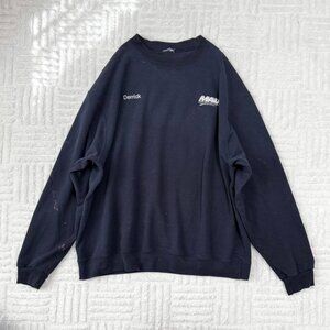 90s vintage distressed navy champion crewneck sweatshirt